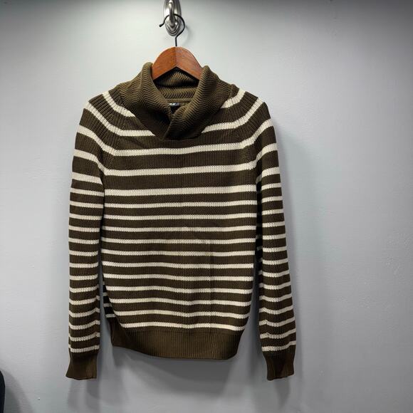 Women’s Chunky Sweater sz S Shawl Neck Oversized Cotton H&M H908 - Picture 5 of 8